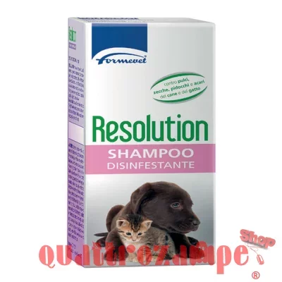 Formevet Resolution Shampoo Antiparassitario 200 ml Per Cani e Gatti