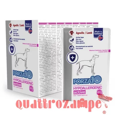 Forza 10 ActiveWet Hypoallergenic 100 Gr Agnello Busta Umido Cane