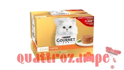 Purina Gourmet Gold Tortini Umido Gatto Multipack 24x85g