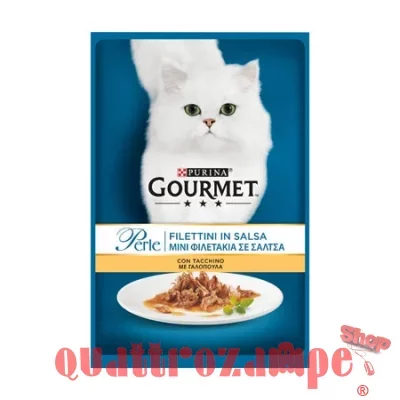 Gourmet perle 85 gr Tacchino Bustina Gatto