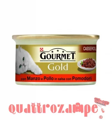Gourmet gold Casserole 85 gr Manzo pollo e pomodorini