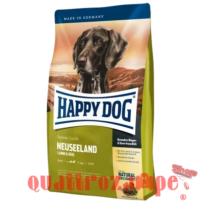 Happy Dog Supreme Sensible Nuova Zelanda Neuseeland 11 kg Per Cani