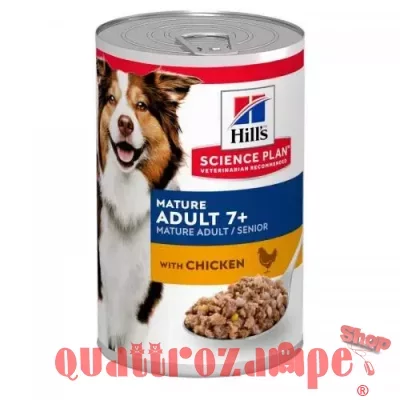 Hill's Science Plan Cane Umido Mature 7+ Pollo 370 gr Per Cani Anziani