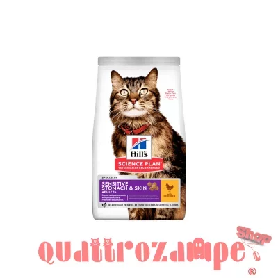 Hill's Science Plan Sensitive Stomach & Skin 1,5 kg Per Gatti