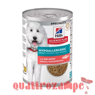 Hill's Science Plan Hypoallergenic Salmone Tonno 363 gr Cibo Umido Per Cani