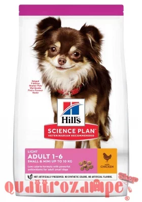 Hill's Science Plan Small & Mini Adult Light con Pollo 1,5 kg