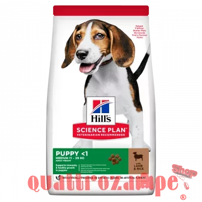 Hill's Science Plan Cane Puppy Medium Breed Agnello e Riso 14 kg