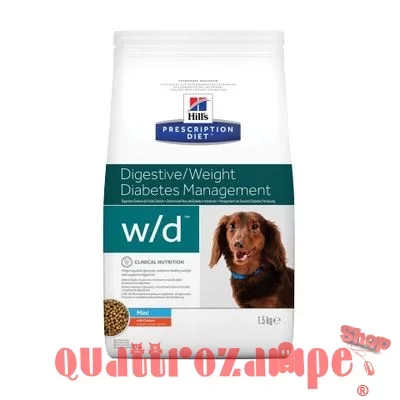 Hill's Prescription Diet W/D Mini Weight Diabetes 1,5 Kg per Cane