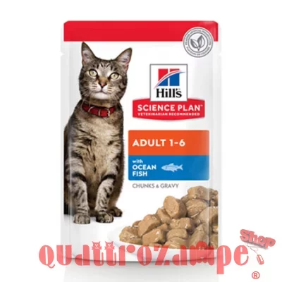 Hill's Science Plan Adult Bocconcini Pesce Oceanico 85 gr Bustina Umido Gatto