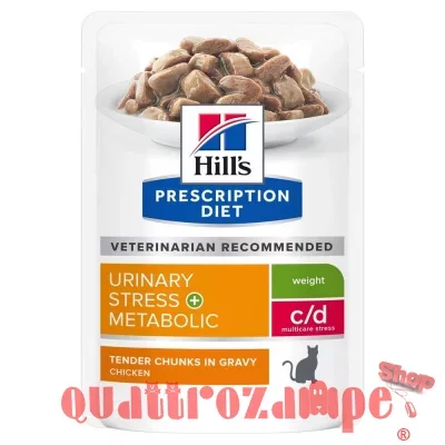 Hill's Diet Metabolic Urinary Stress 85 Gr Umido Gatto