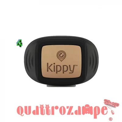 Kippy The Pet Finder Localizzatore GPS Nero per cani, gatti e animali domestici + Sim con 1 anno di Tracciameno Incluso