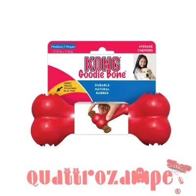 Kong Gioco Goodie Bone Large 22 cm Porta Snack Osso Resistente