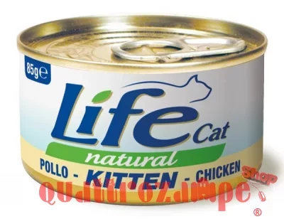 Life Cat Natural Kitten Pollo 85 gr Scatoletta Gatti