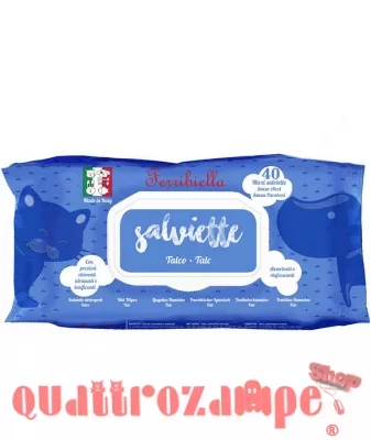 Ferribiella 40 Salviette Detergenti Al Talco Rinfrescanti
