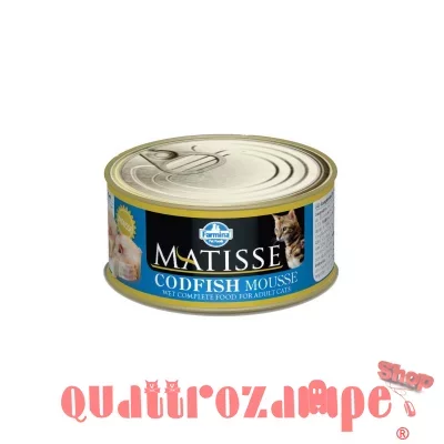Farmina Matisse Mousse Merluzzo 85 gr Umido Scatoletta Per Gatto