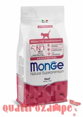 Monge Natural Superpremium Kitten Manzo 400 gr Per Gattini