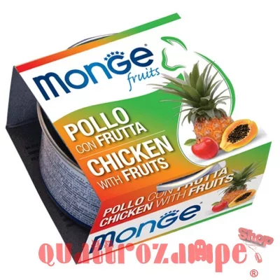 Monge Fruits Pollo Con Frutta 80 gr Per Gatti