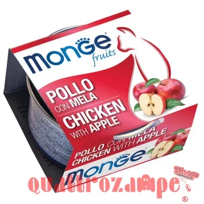 Monge Fruits Pollo Con Mela 80 gr Per Gatti