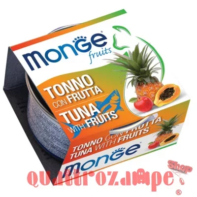 Monge Fruits Tonno Con Frutta 80 gr Per Gatti