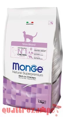 Monge Natural Superpremium Sterilised Pollo 400 gr Per Gatti