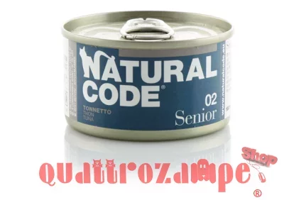 Natural Code Senior 02 Tonnetto 85 gr Per Gatti