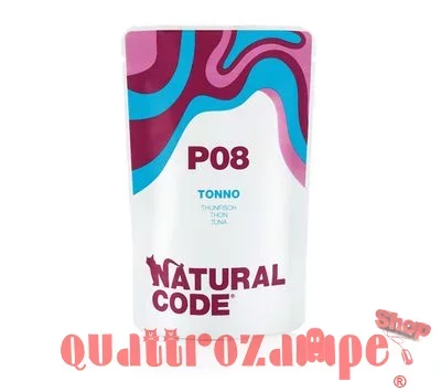 Natural Code P08 Tonno 70 Gr Per Gatti