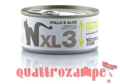 Natural Code XL 03 Pollo e Aloe 170 gr Per Gatti