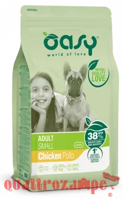 Oasy Dog Adult Small Mini Pollo 3 kg Crocchette Per Cani