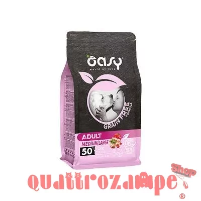 Oasy Dog GRAIN FREE Adult Medium Large Maiale 12 kg