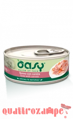 Oasy Cat Tonno Con Carote Lattina 150 gr Umido Per Gatti