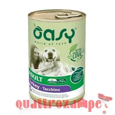 Oasy Dog Pate' Tacchino 400 gr Umido Per Cani