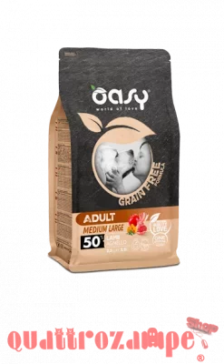 Oasy Dog Grain Free Adult Medium Large Agnello 12 kg