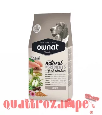 Ownat Classic Light 4 kg Crocchette Per Cani