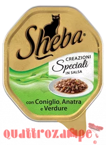 Sheba Coniglio Anatra e Verdure in Salsa 85 gr