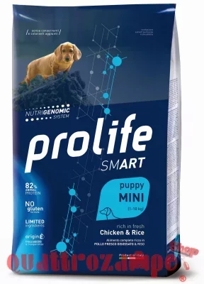 Prolife Dog Smart Puppy Mini Pollo e Riso 7 kg (Chicken Rice)