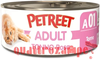 Petreet 70 gr Tonno Rosa A01 Cibo Per gatti