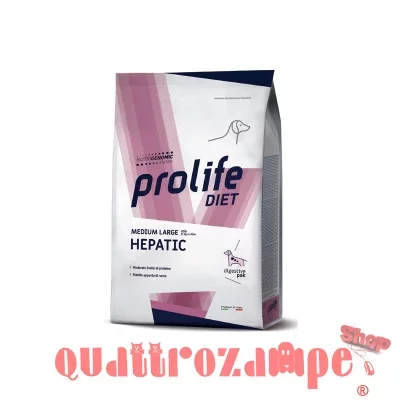 Prolife Diet Medium Large Hepatic 8 kg Per Cani