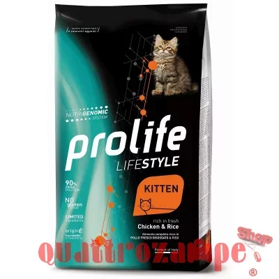 Prolife Cat Kitten Pollo e Riso 1,5 kg Per Gattini