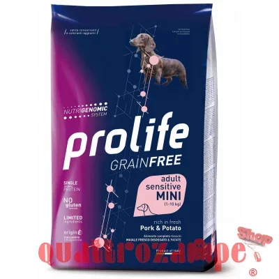Prolife Dog Sensitive Mini Adult Maiale e Patate 2 kg (Pork) Grain Free