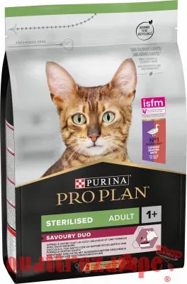 Purina Pro Plan Optisavour Sterilised Anatra e Fegato 10 kg per Gatti Sterilizzati
