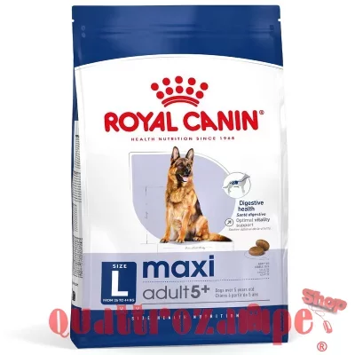 Royal Canin Maxi Adult 5 + Kg 4 Secco Cane