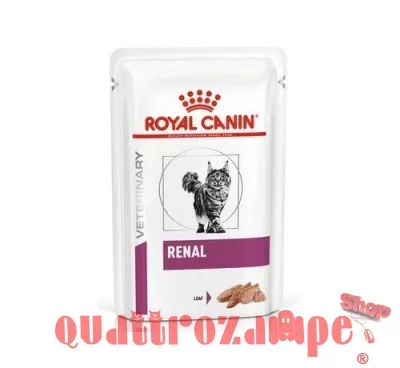 Royal Canin Veterinary Diet Renal 85 gr Pate' Umido Gatto NOVITA