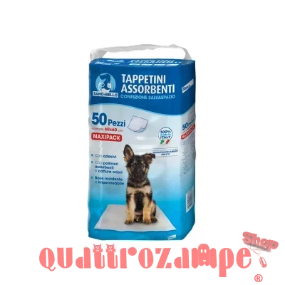 10 Tappetini Assorbenti Elanco Sano e Bello 60x60 Per Cane