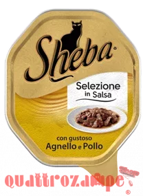 Sheba Manzo e Tacchino in Salsa 85 gr