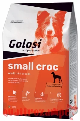 Golosi Small Croc 7,5 kg Crocchette Per Cani