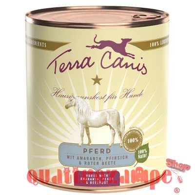 Terra canis classic cavallo con amaranto, pesca e barbabietola 400 gr