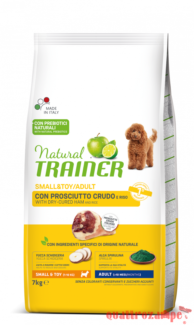 Natural Trainer Adult Mini Small Toy Prosciutto