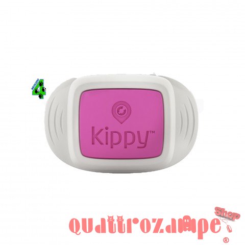 Kippy The Pet Finder Localizzatore GPS Rosa per cani, gatti e animali domestici + Sim con 1 anno di Tracciameno Incluso