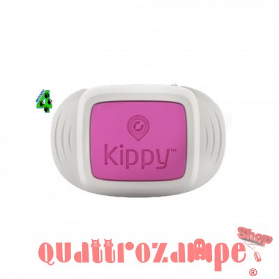 Kippy The Pet Finder Localizzatore GPS Rosa per cani, gatti e animali domestici + Sim con 1 anno di Tracciameno Incluso