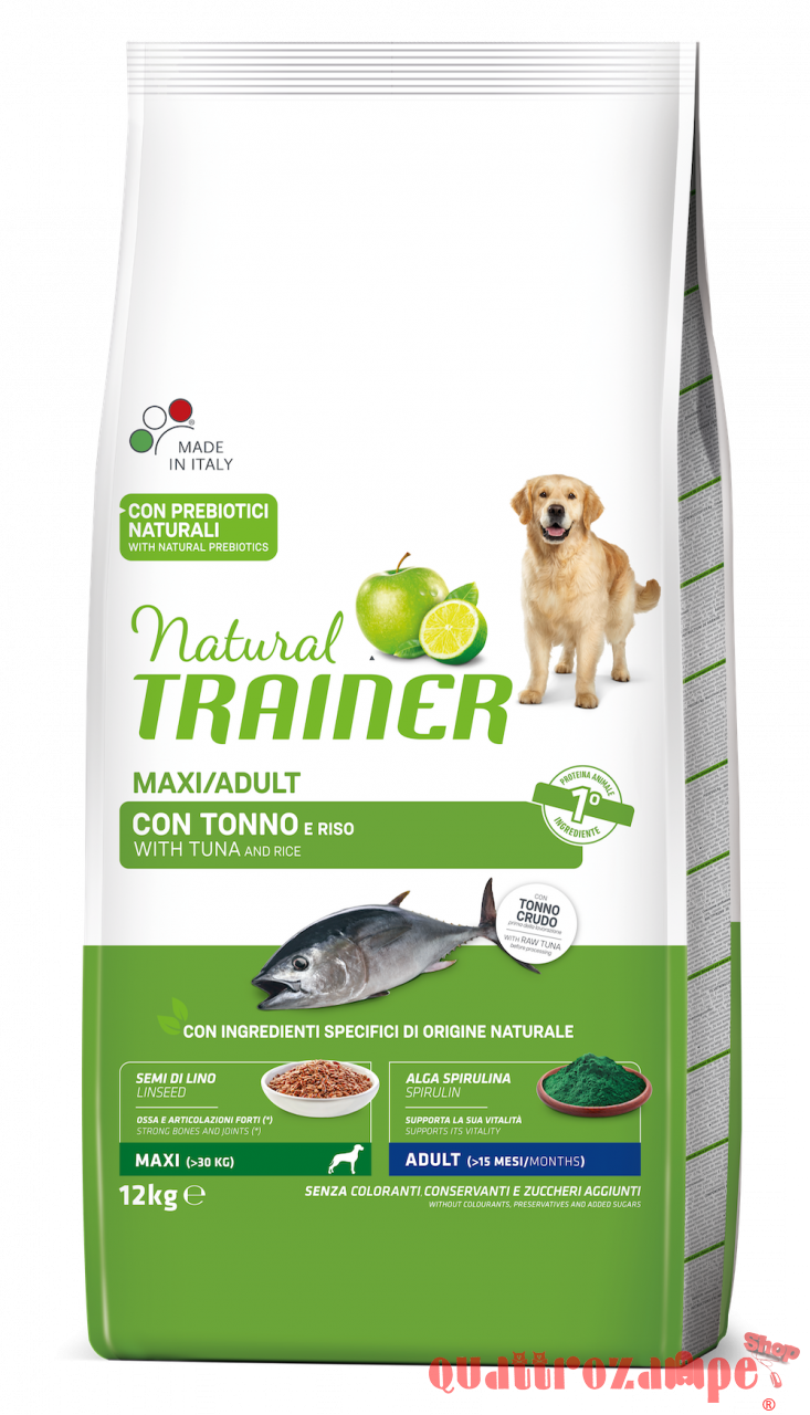 Natural Trainer Maxi Adult Tonno Alga